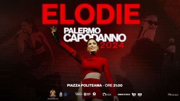 Elodie capodanno Palermo